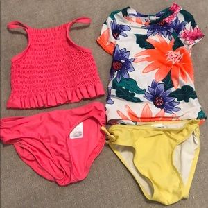 Girls 4T (XS) Mix & Match Suit Assortment